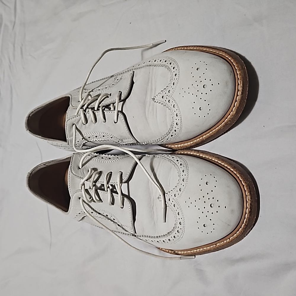 White wingtip derbys by Paul Smith